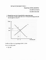 Bài Tập Tài Chính Quốc Tế Chương 1