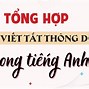 Tên Viết Tắt Trong Tiếng Anh Là Gì